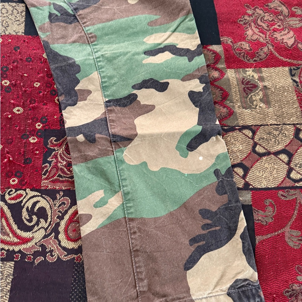 Polo Ralph Lauren Patchwork Woodland Camo/Multi-Color Straight Leg Jeans 35x30 - Picture 12 of 14